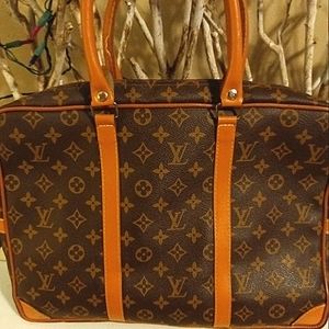 LV satchel tote bag